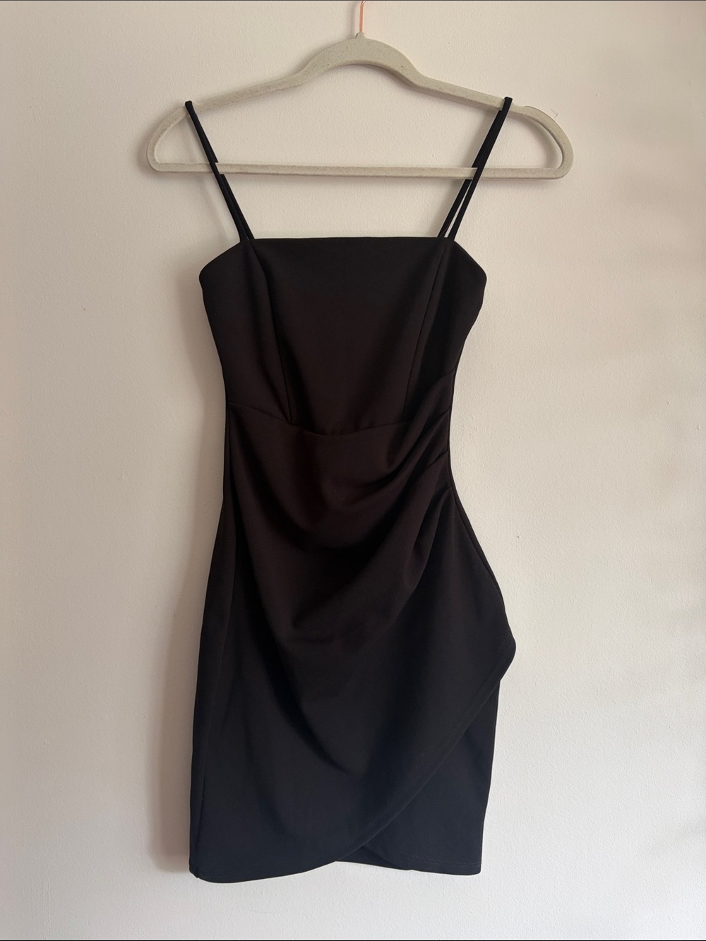 Windsor Black Spaghetti Strap Mini Dress